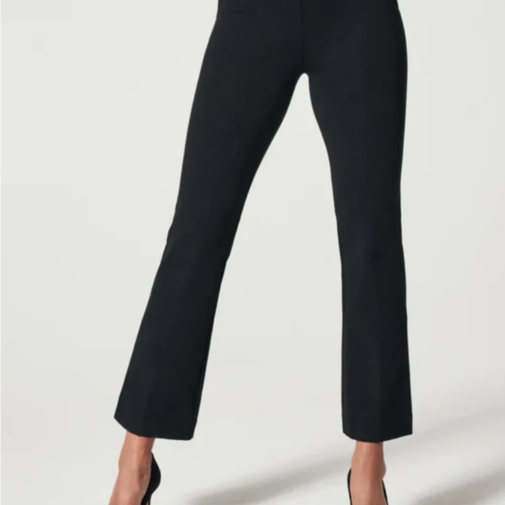 SPANX Black Flare Bootcut Pants High-Rise Stretch